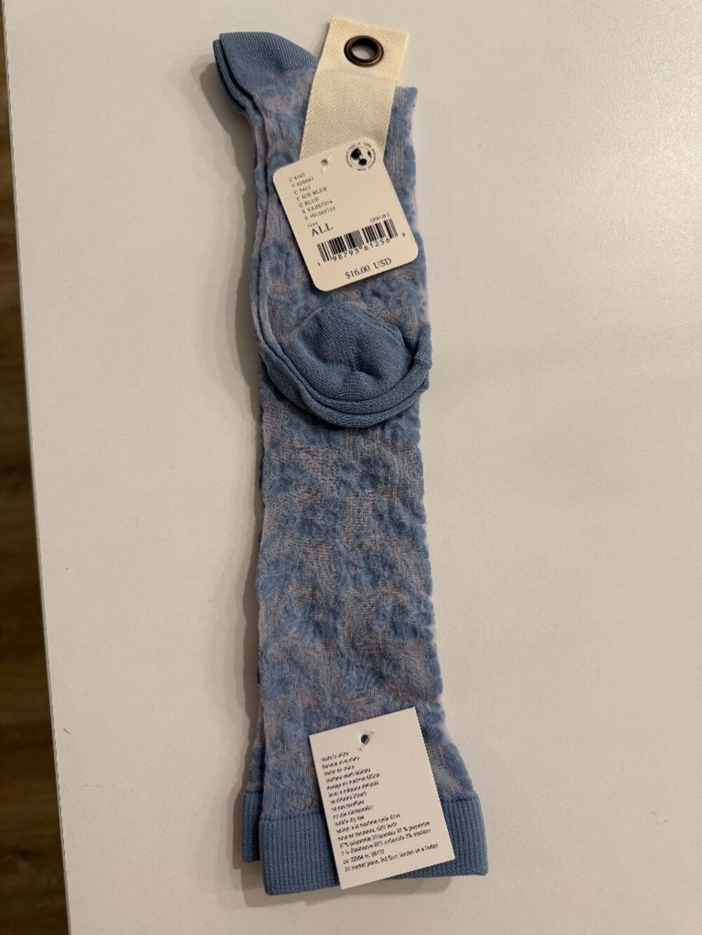 Blue Lace Socks